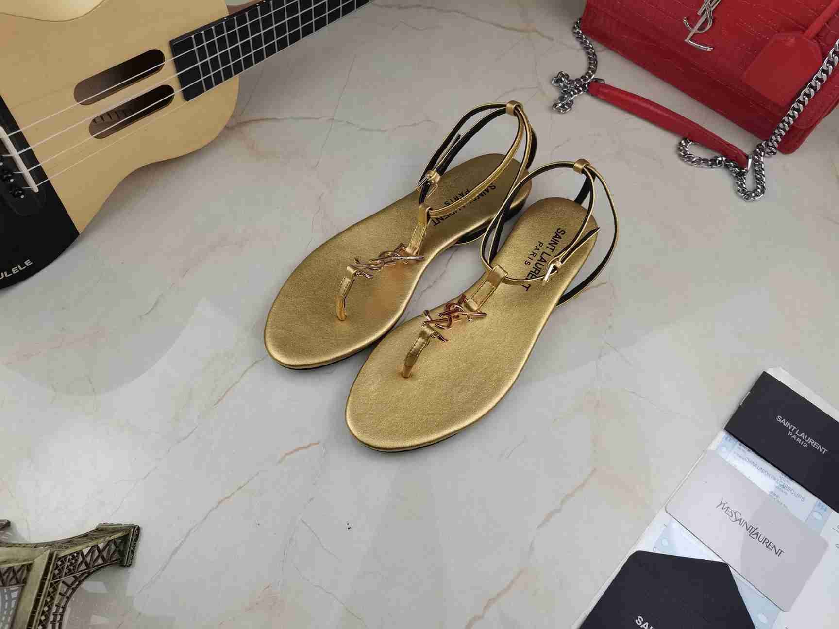 Saint Laurent YSL Logo Sandals Colorway 2 948220