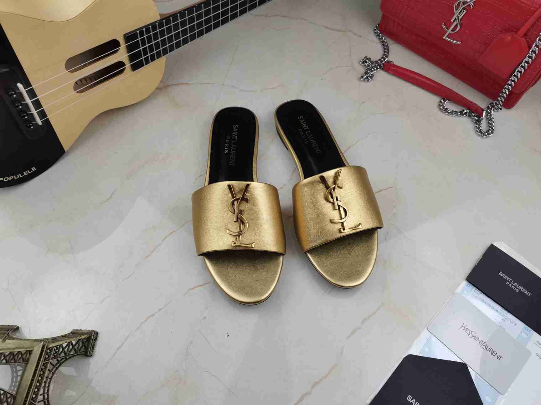 Saint Laurent YSL Logo Sandals Colorway 1 948220