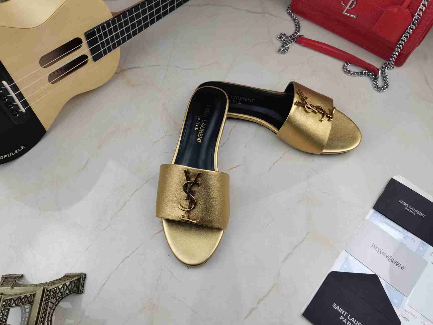 Saint Laurent YSL Logo Sandals Colorway 1 948220