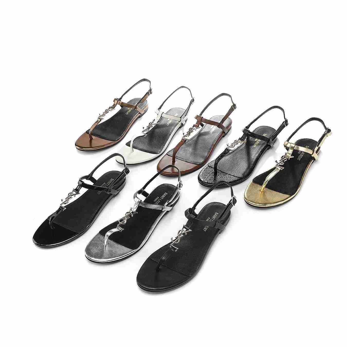 Saint Laurent Women's CM MM Sandals 354243