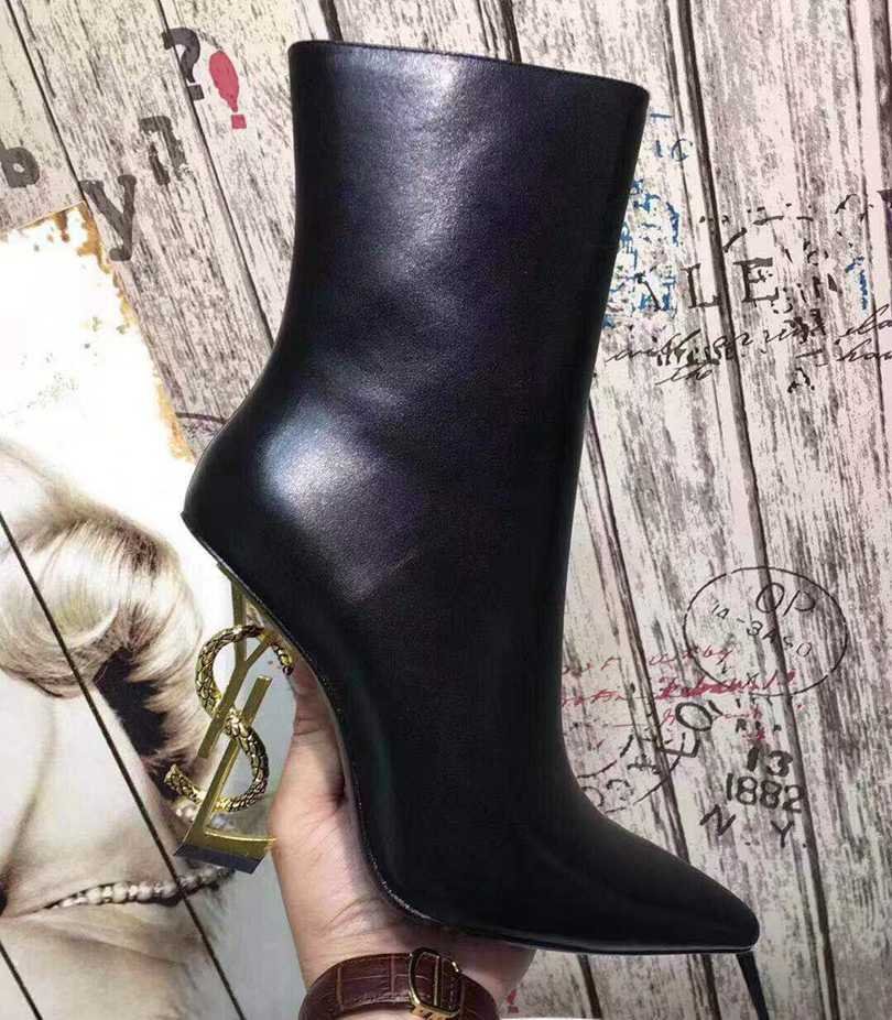 Saint Laurent SL logo Boots 901370