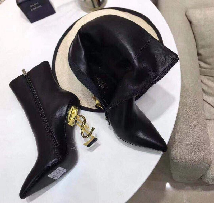 Saint Laurent SL logo Boots 901370
