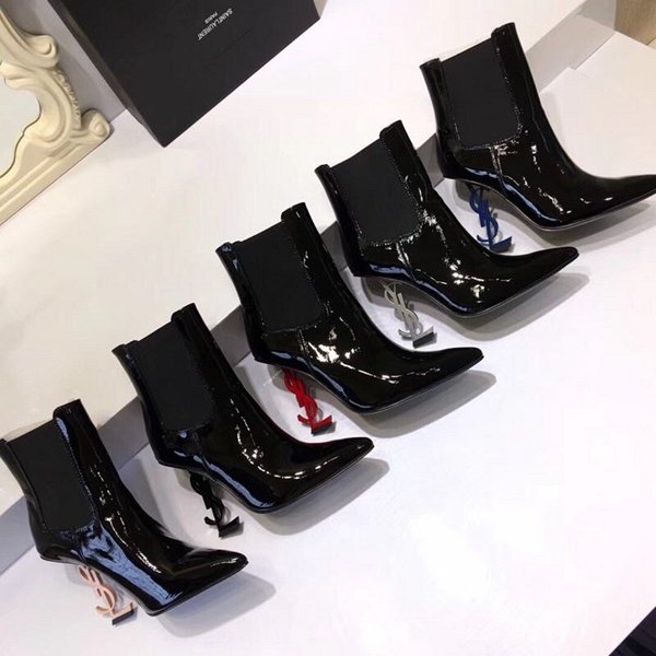 Saint Laurent SL logo Ankle Boots 901350