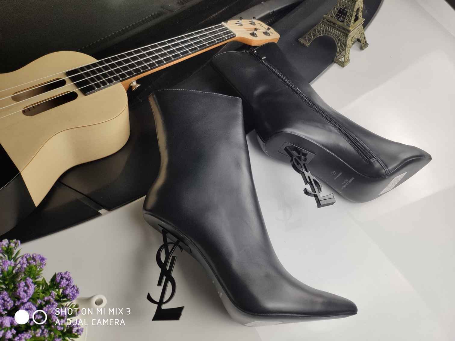 Saint Laurent logo cm Boots 948350