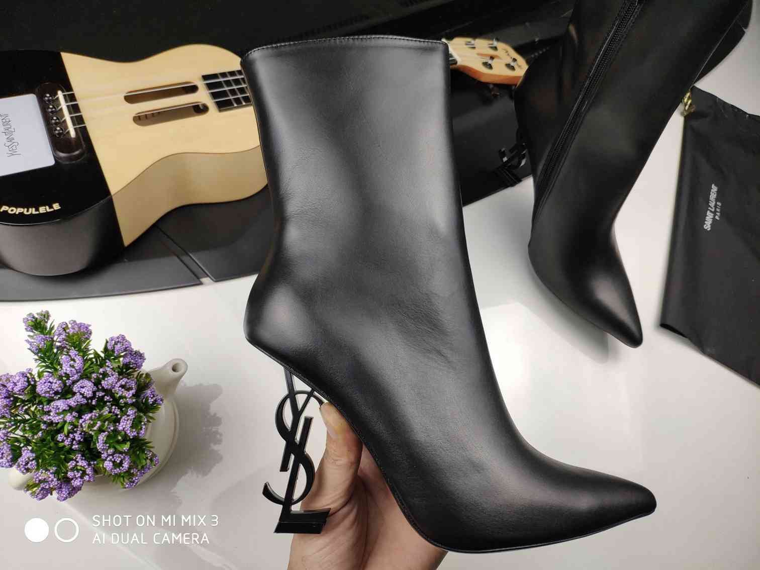 Saint Laurent logo cm Boots 948350