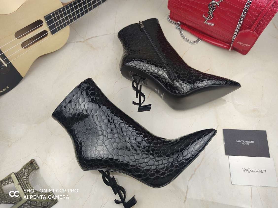 Saint Laurent logo cm Boots 948370