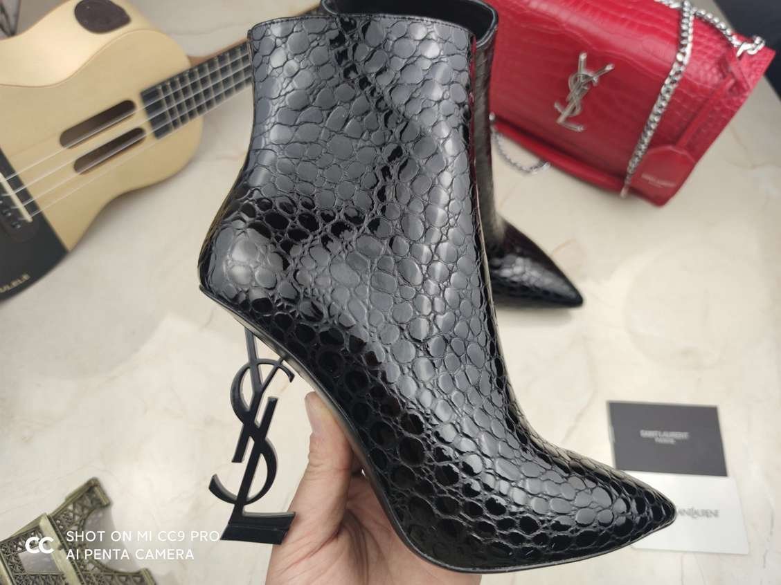 Saint Laurent logo cm Boots 948370