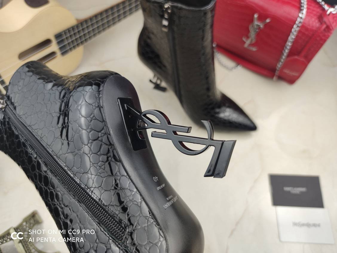 Saint Laurent logo cm Boots 948370