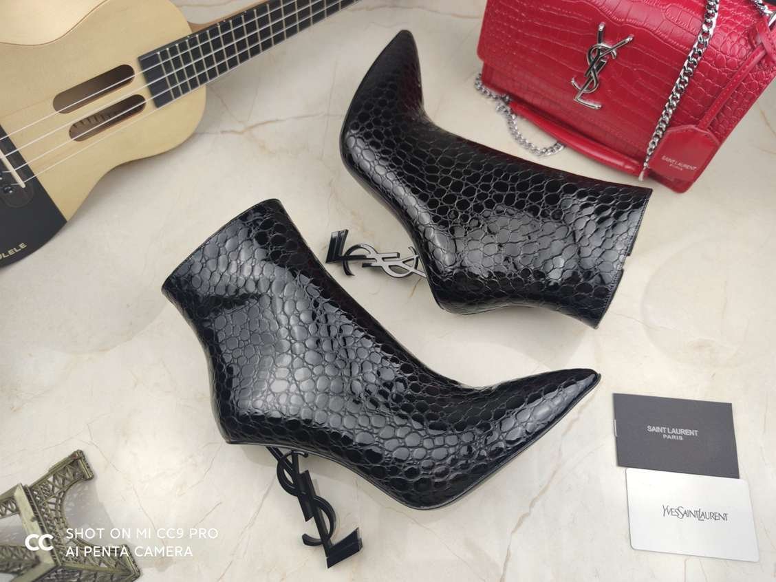 Saint Laurent logo cm Boots 948370