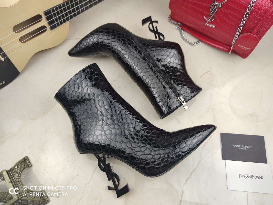 Saint Laurent logo cm Boots 948370