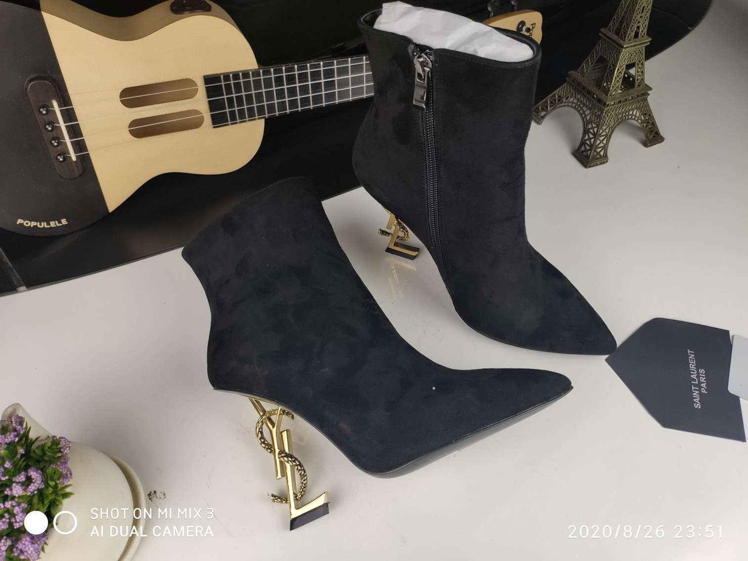 Saint Laurent logo cm Boots 948370