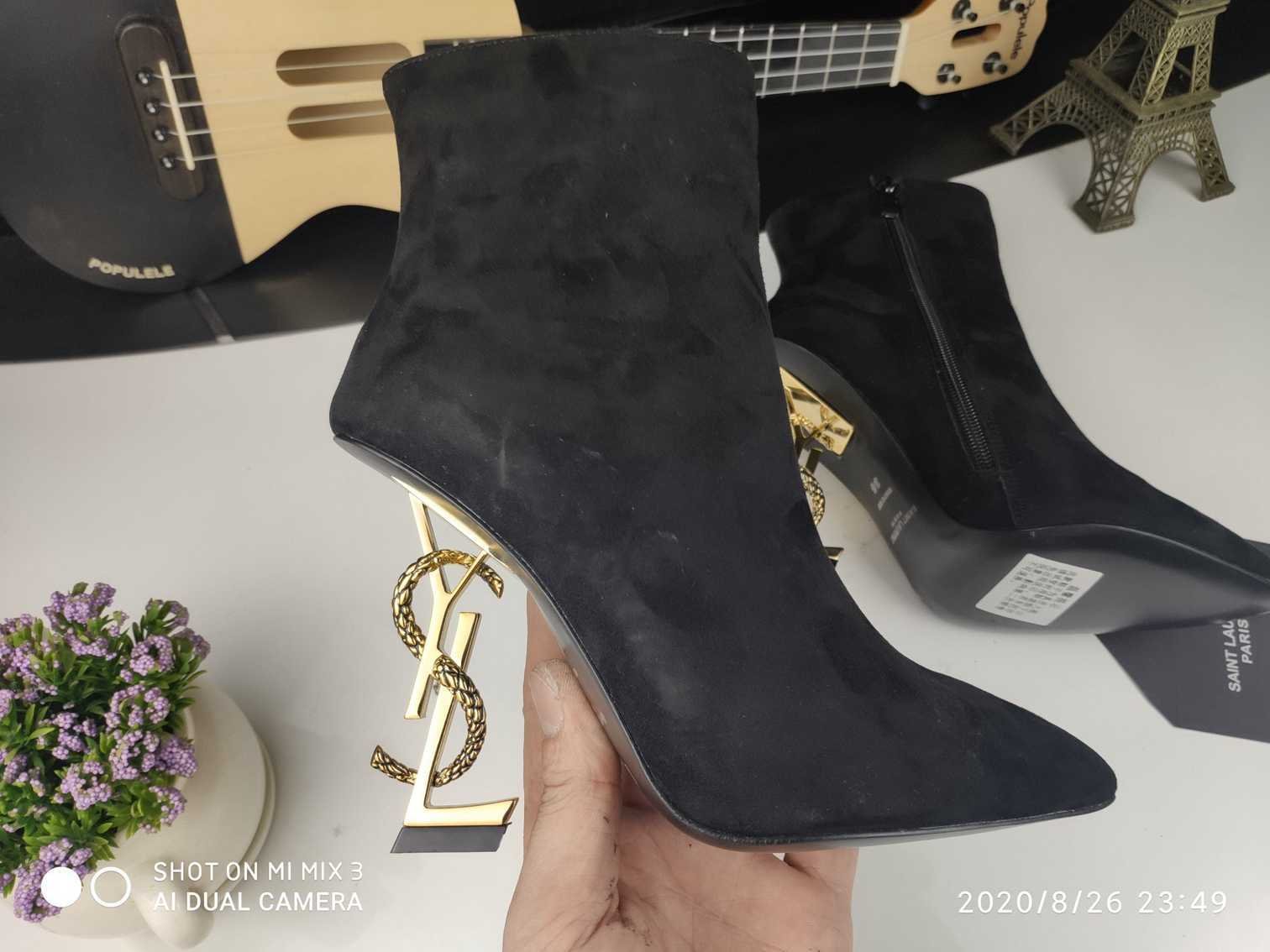 Saint Laurent logo cm Boots 948370