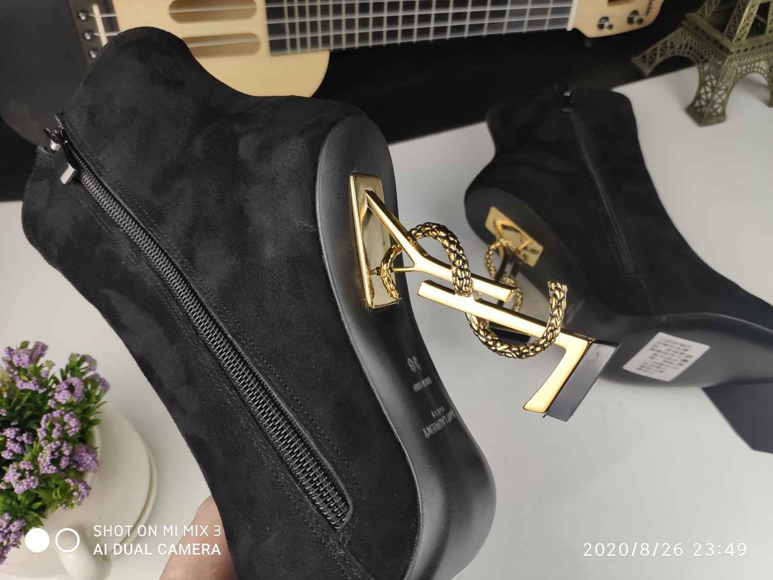 Saint Laurent logo cm Boots 948370