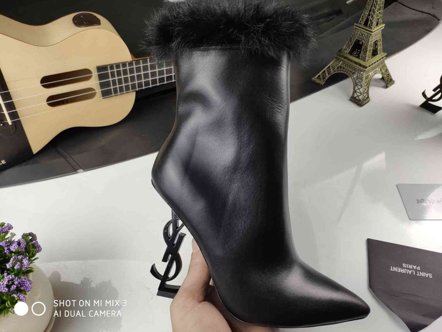 Saint Laurent logo cm Boots 948370