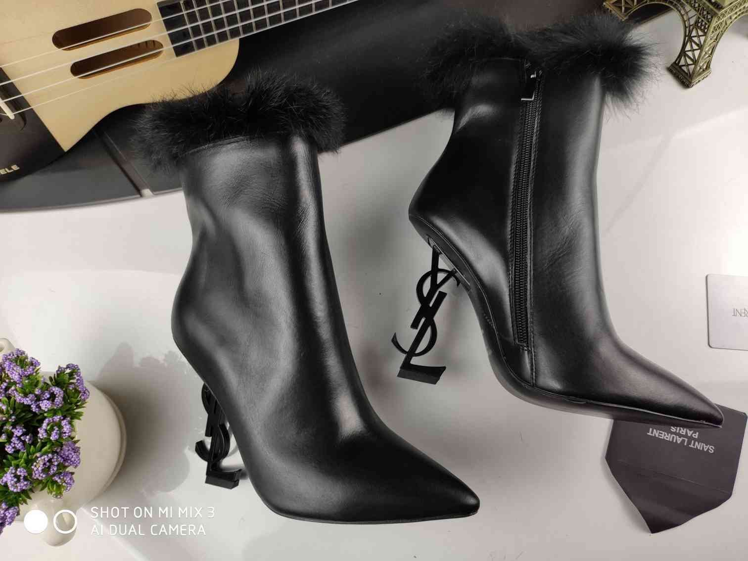 Saint Laurent logo cm Boots 948370