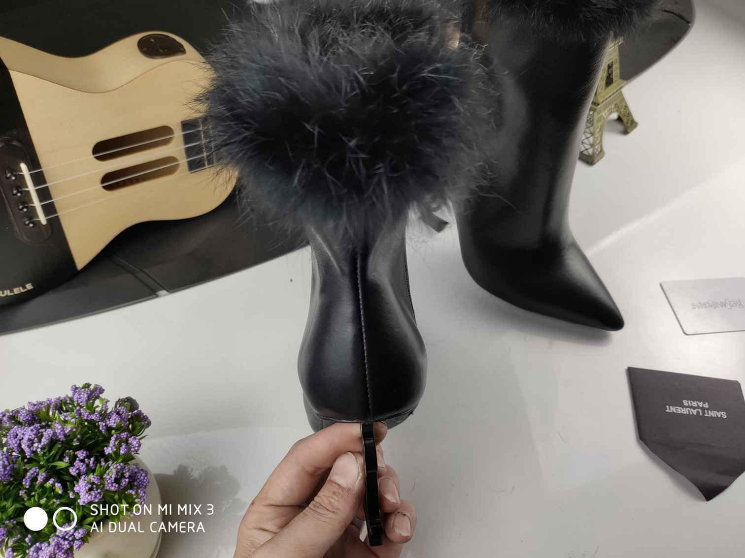 Saint Laurent logo cm Boots 948370