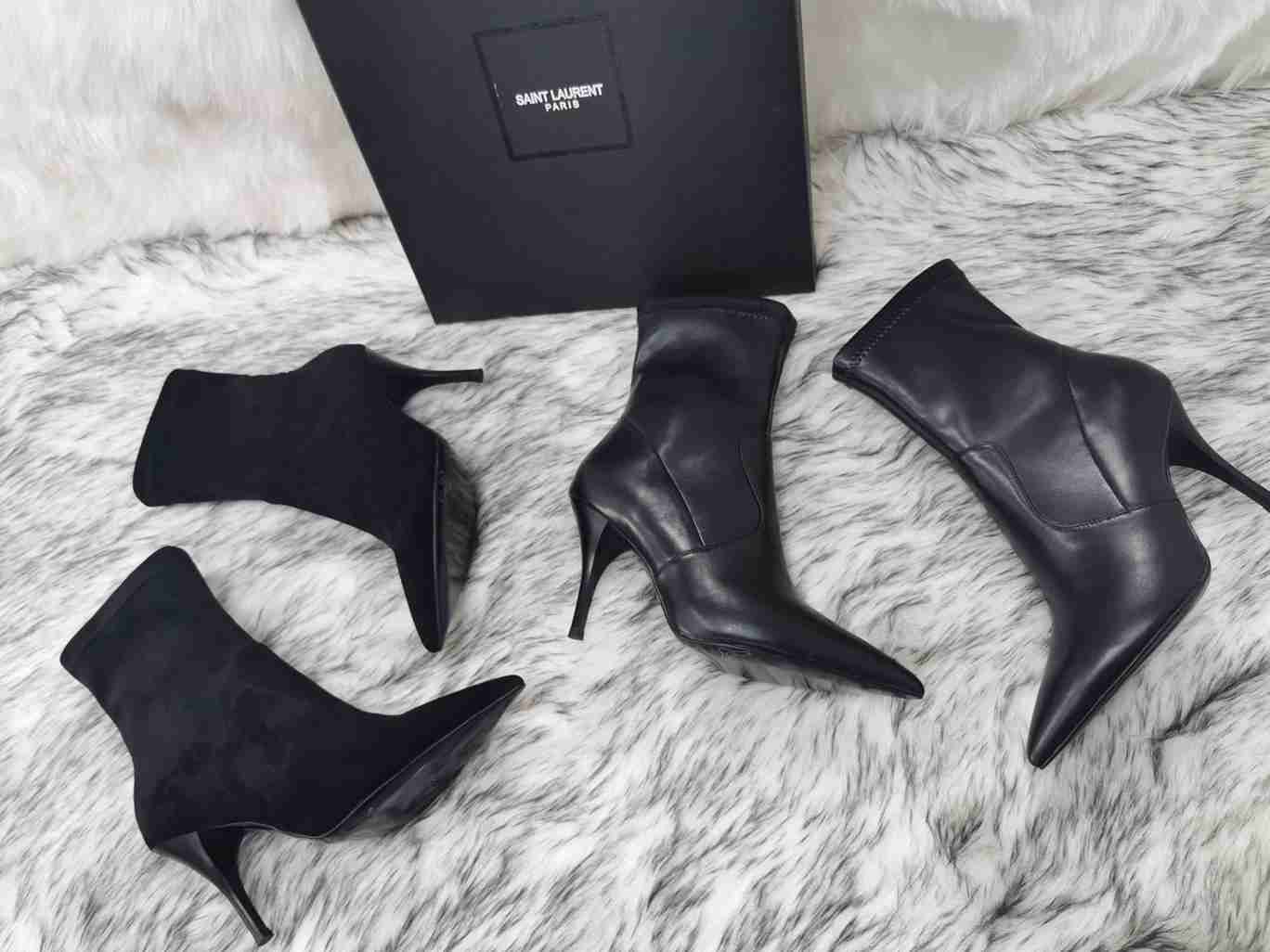 Saint Laurent Women’s Leather Ankle Boots 6709270