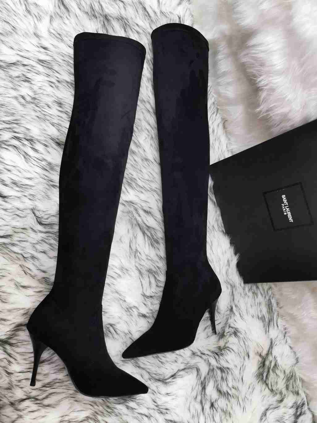 Saint Laurent Women's Leather Ankle Boots 6709330