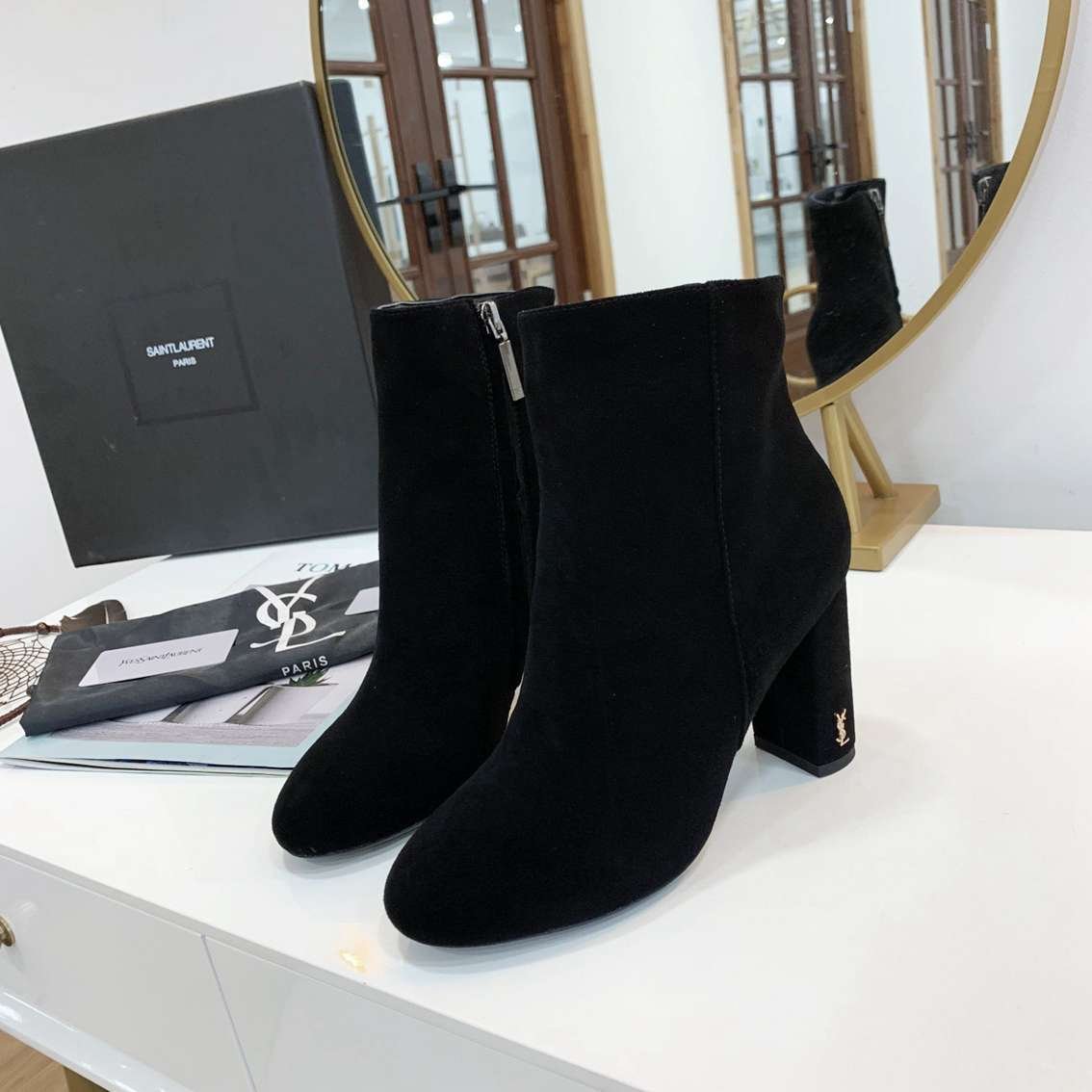 Saint Laurent Women's cm Ankle Boots Colorway 1 6709240