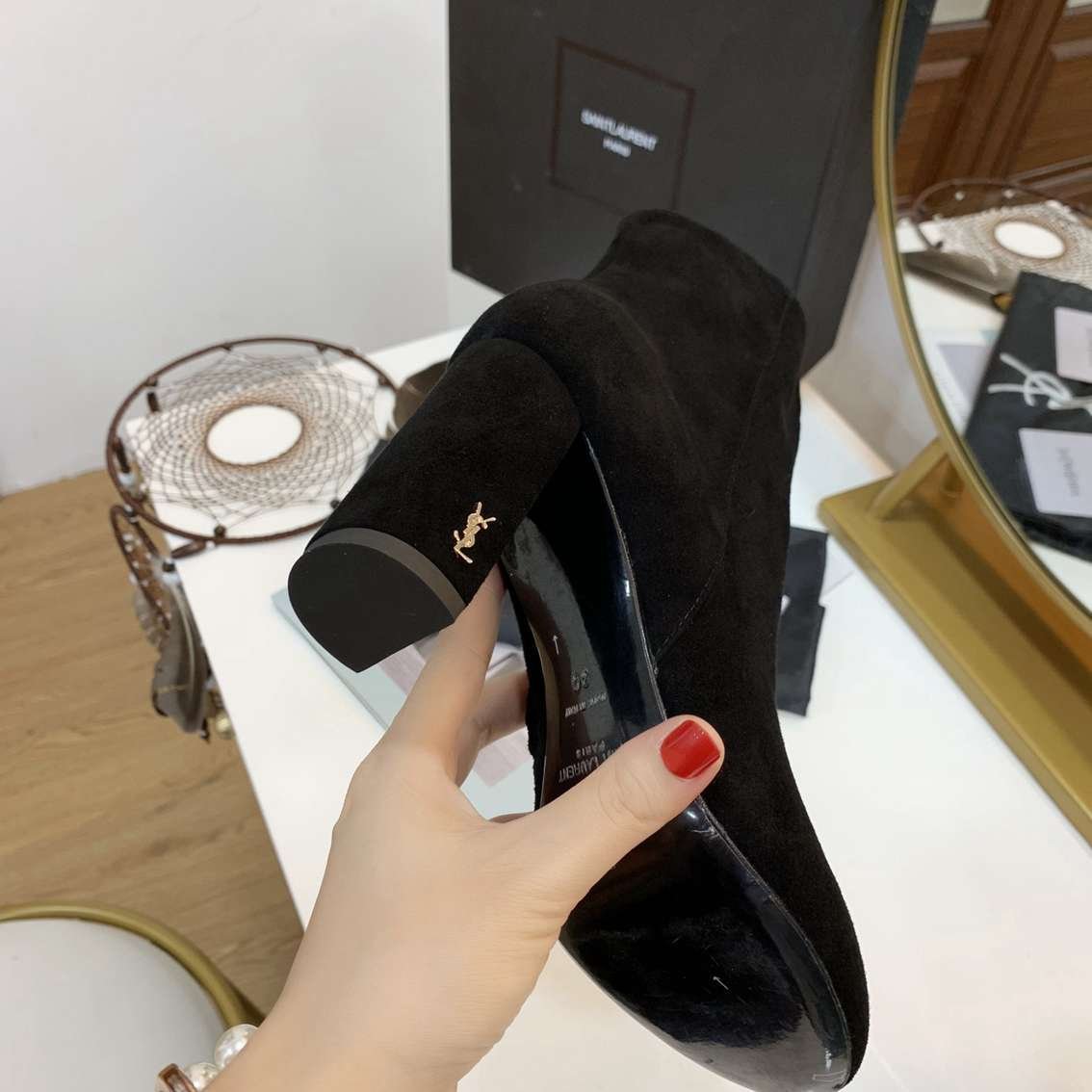 Saint Laurent Women’s cm Ankle Boots Colorway 1 6709240
