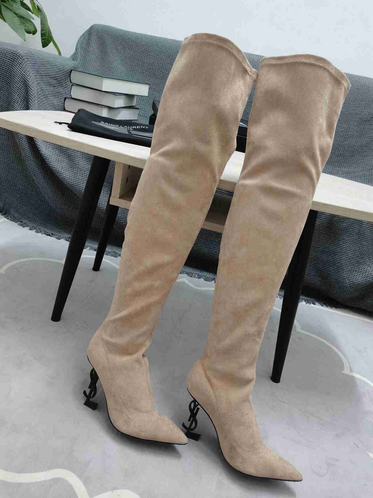 Saint Laurent logo Clour Boots Black Colorway 1 3368400