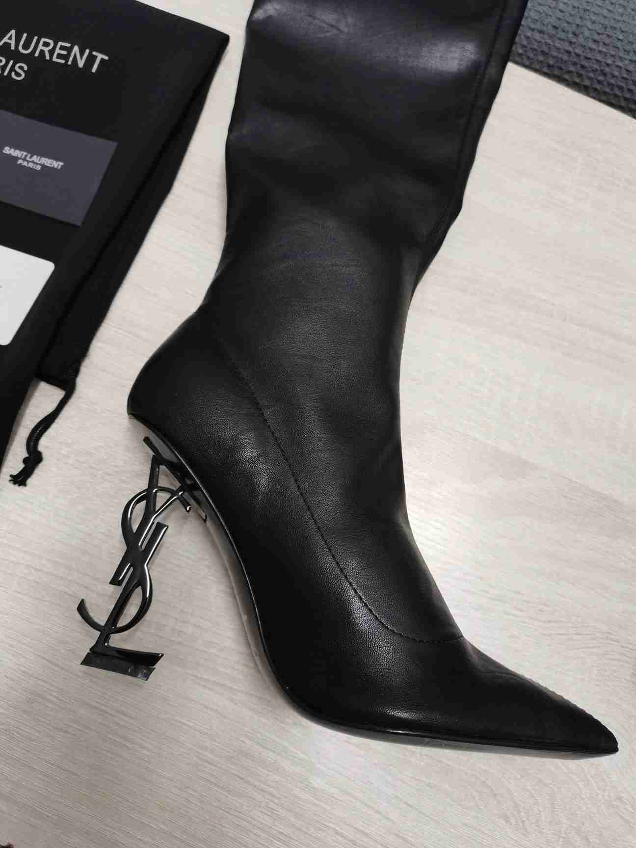 Saint Laurent logo Clour Boots Black 3368400