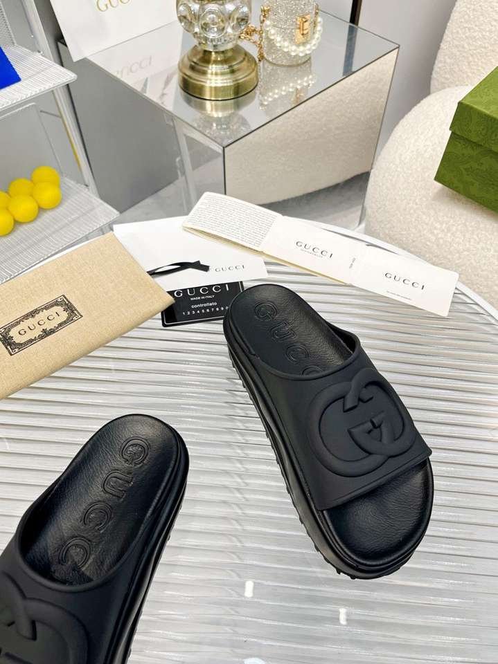 Gucci Ac5631180 Slides Black AC5631180