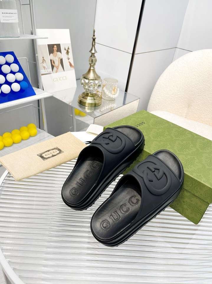 Gucci Ac5631180 Slides Black AC5631180