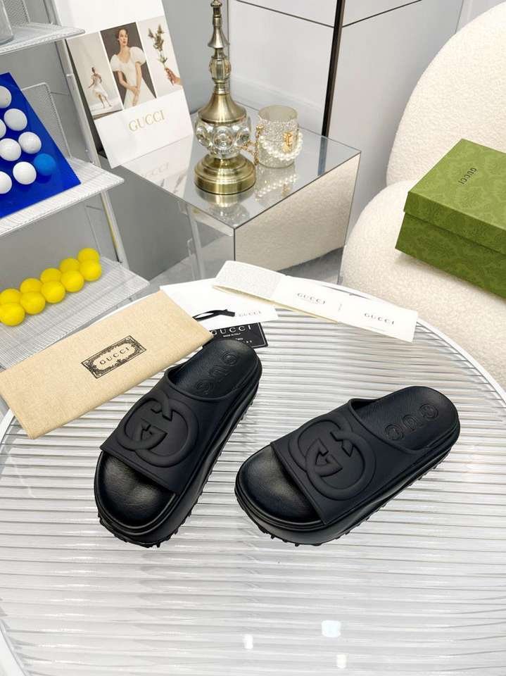 Gucci Ac5631180 Slides Black AC5631180