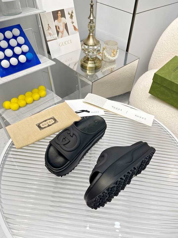 Gucci Ac5631180 Slides Black AC5631180