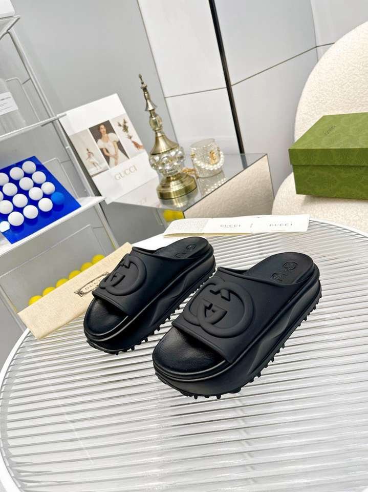 Gucci Ac5631180 Slides Black AC5631180