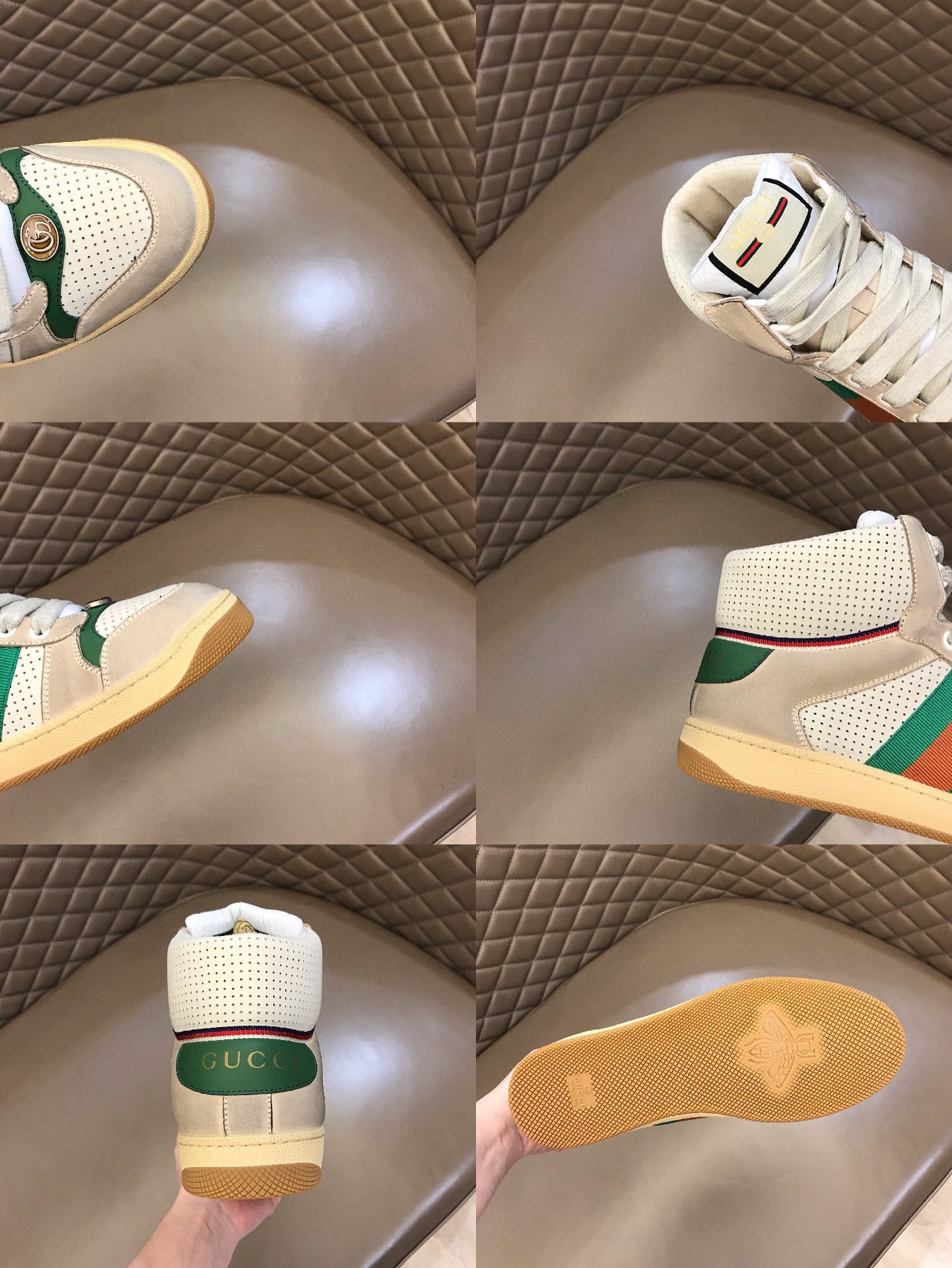 Gucci Gui Gu High-Top Sneakers Colorway 4 1309260