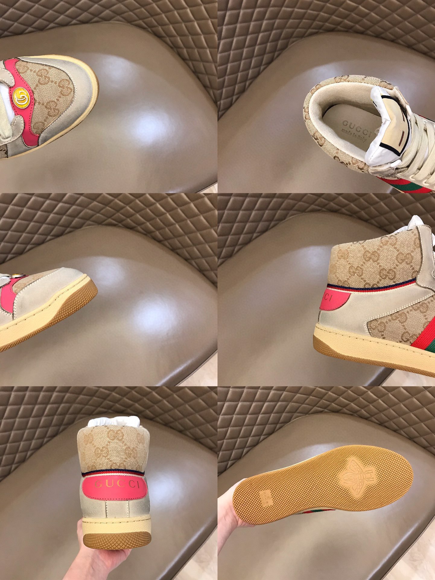Gucci Gui Gu High-Top Sneakers Colorway 3 1309260