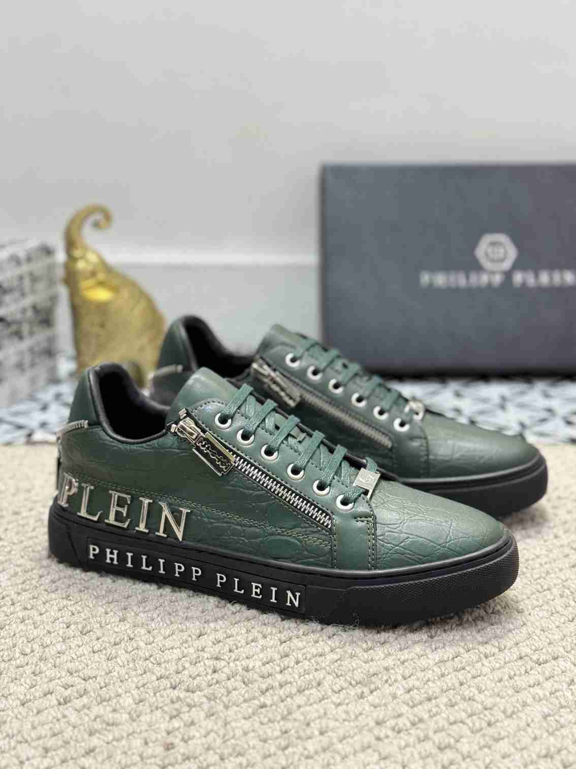Philipp Plein Men's Soft lambskin Sneakers Colorway 3 1159220