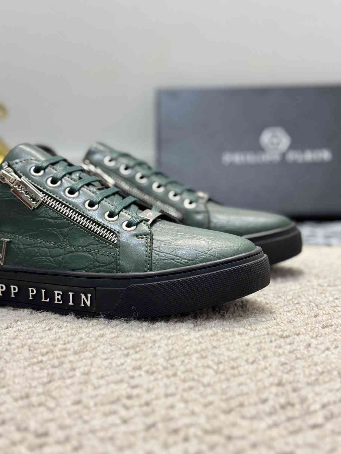 Philipp Plein Men’s Soft lambskin Sneakers Colorway 3 1159220
