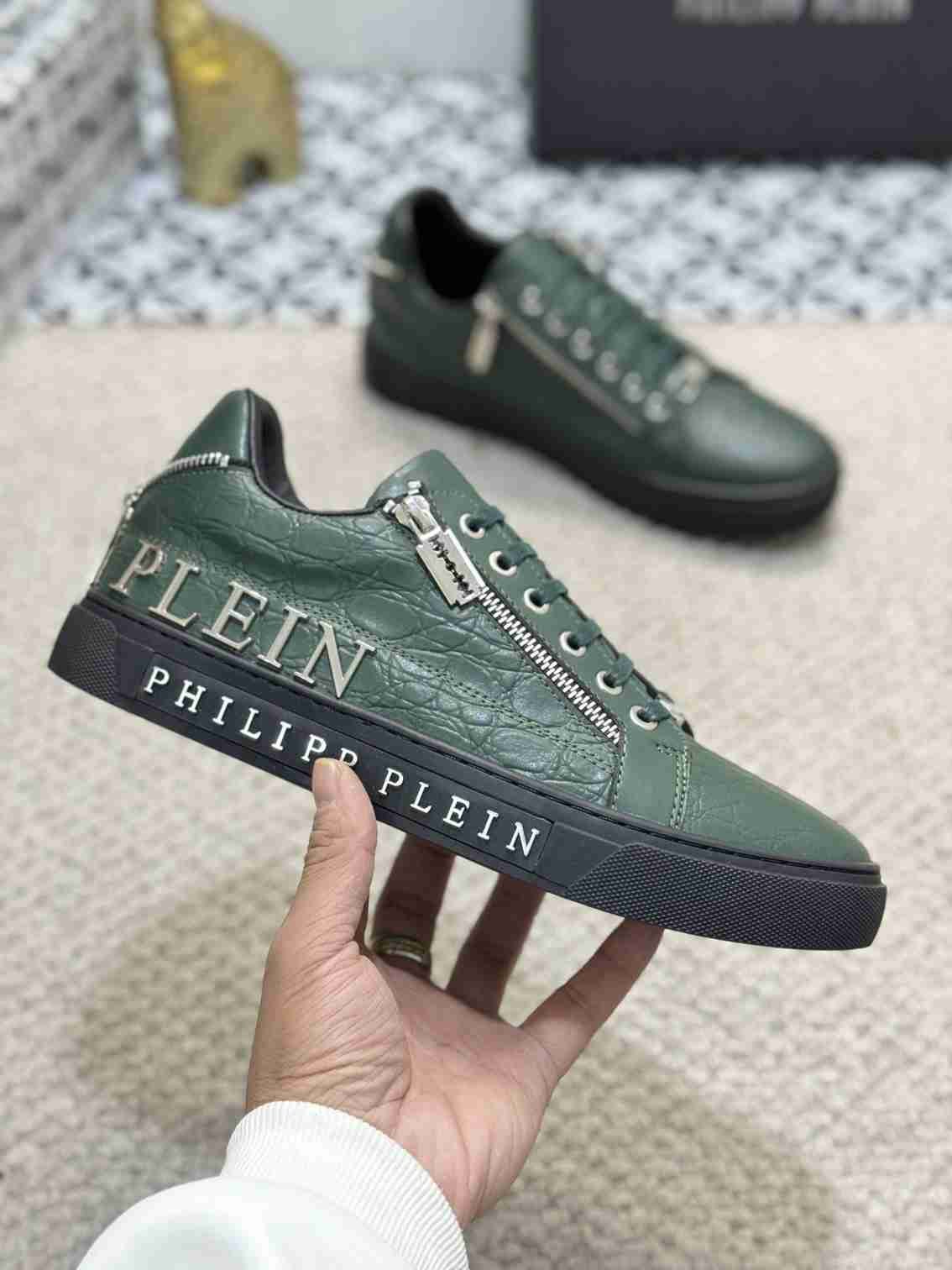Philipp Plein Men’s Soft lambskin Sneakers Colorway 3 1159220
