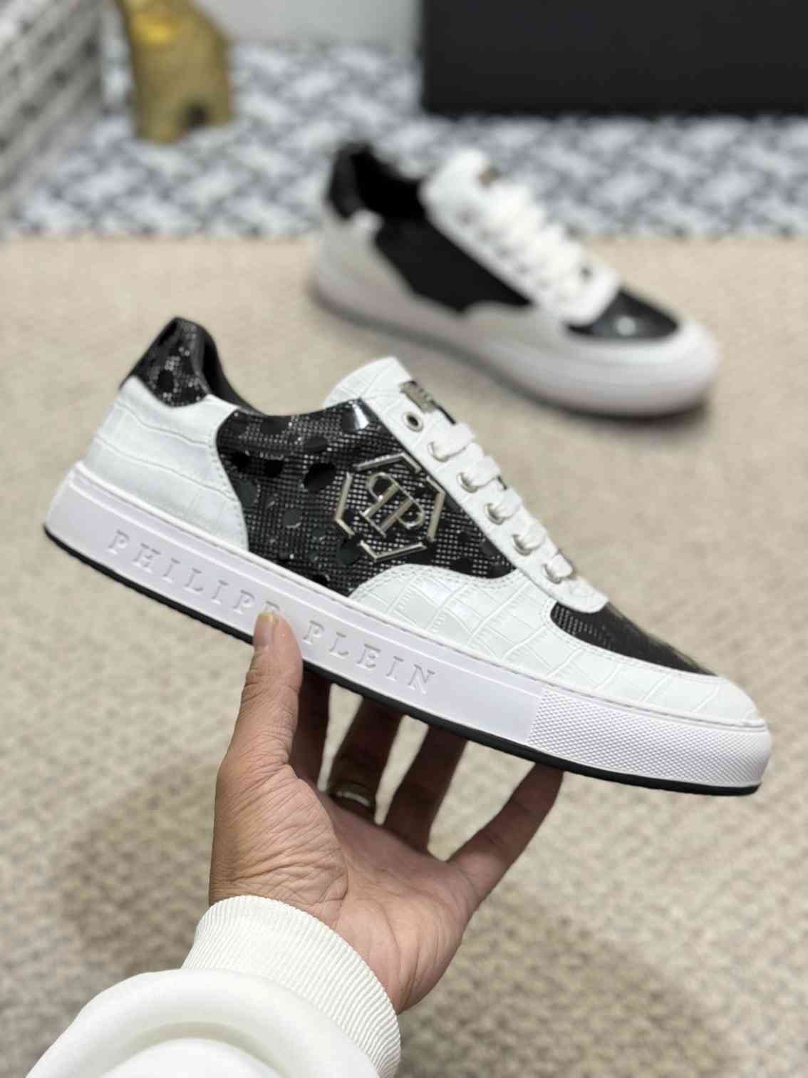 Philipp Plein Men’s Soft lambskin Sneakers Colorway 3 1159220