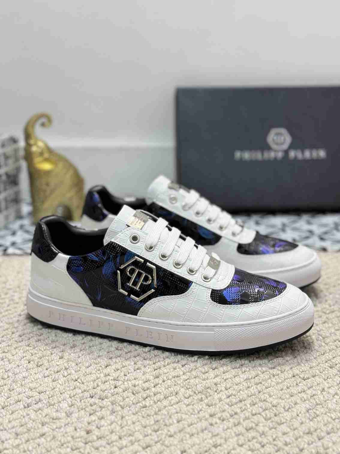 Philipp Plein Men's Soft lambskin Sneakers Colorway 1 1159220