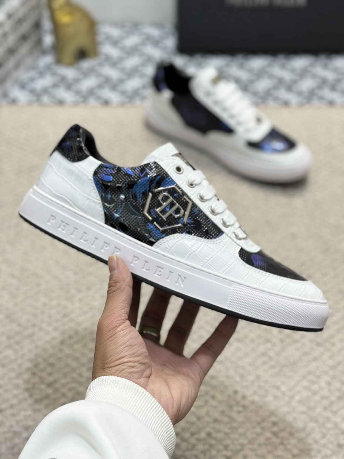 Philipp Plein Men’s Soft lambskin Sneakers Colorway 1 1159220