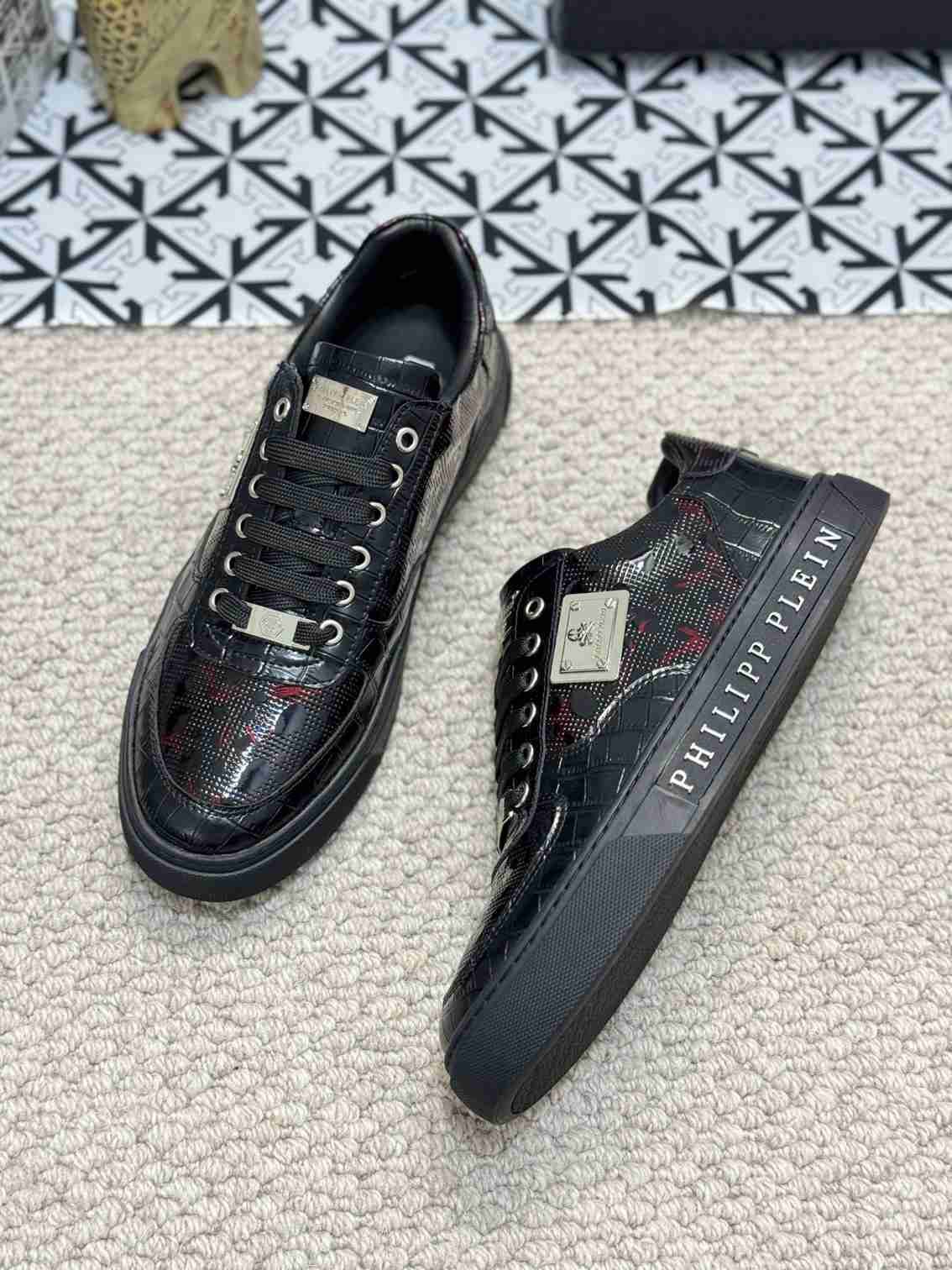 Philipp Plein Men’s Soft lambskin Sneakers Colorway 2 1159220