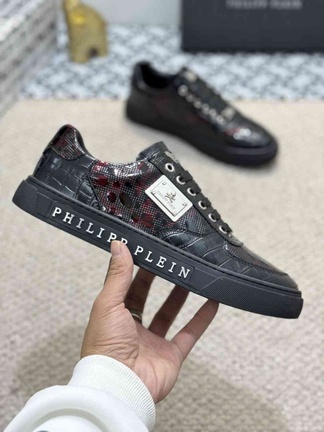 Philipp Plein Men’s Soft lambskin Sneakers Colorway 2 1159220