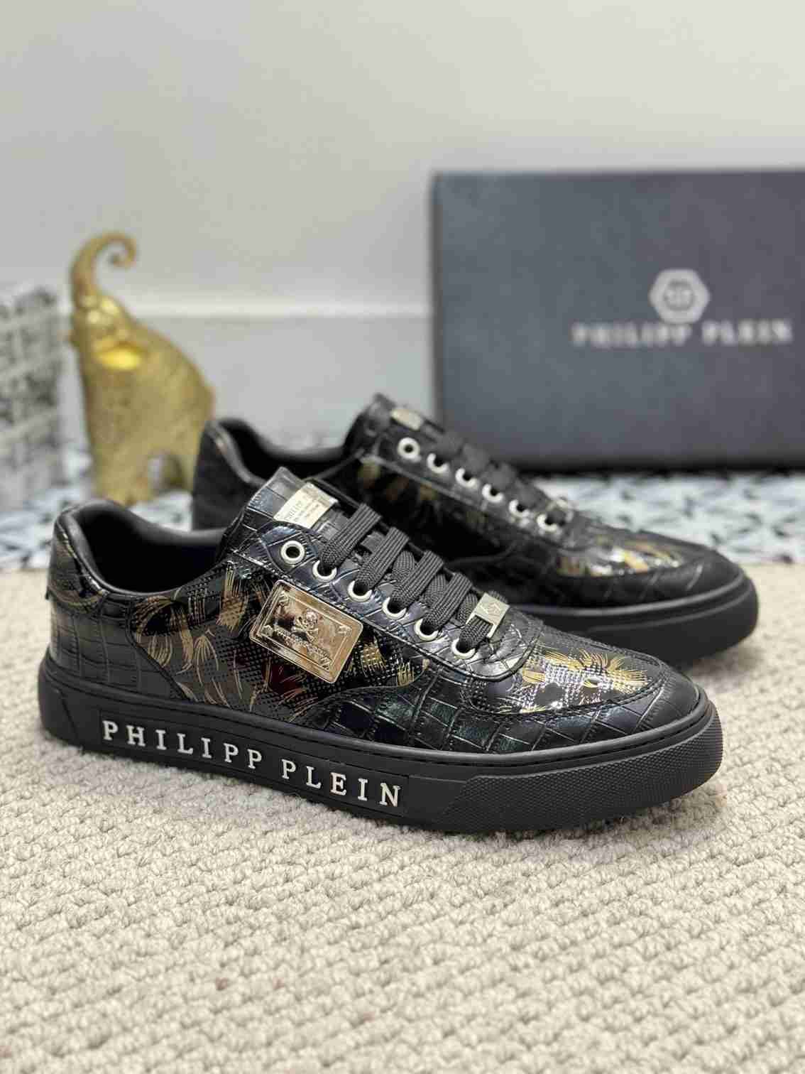 Philipp Plein Men's Soft lambskin Sneakers Colorway 1 1159220