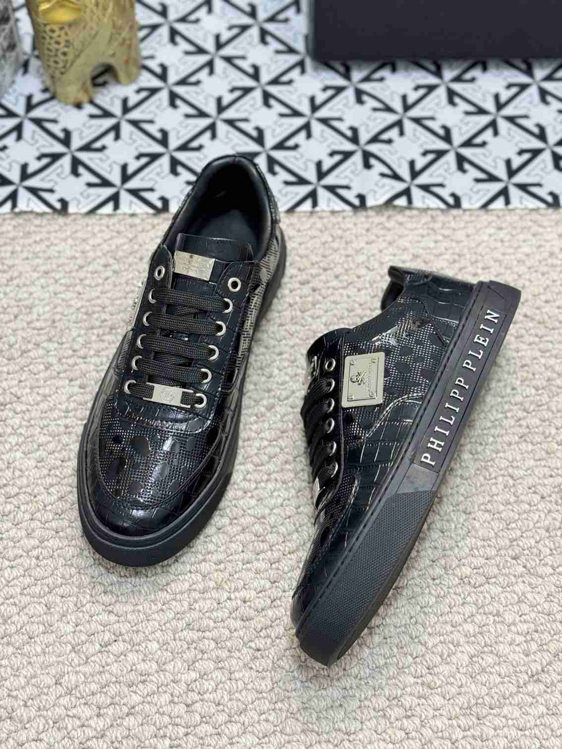 Philipp Plein Men’s Soft lambskin Sneakers Colorway 3 1159220