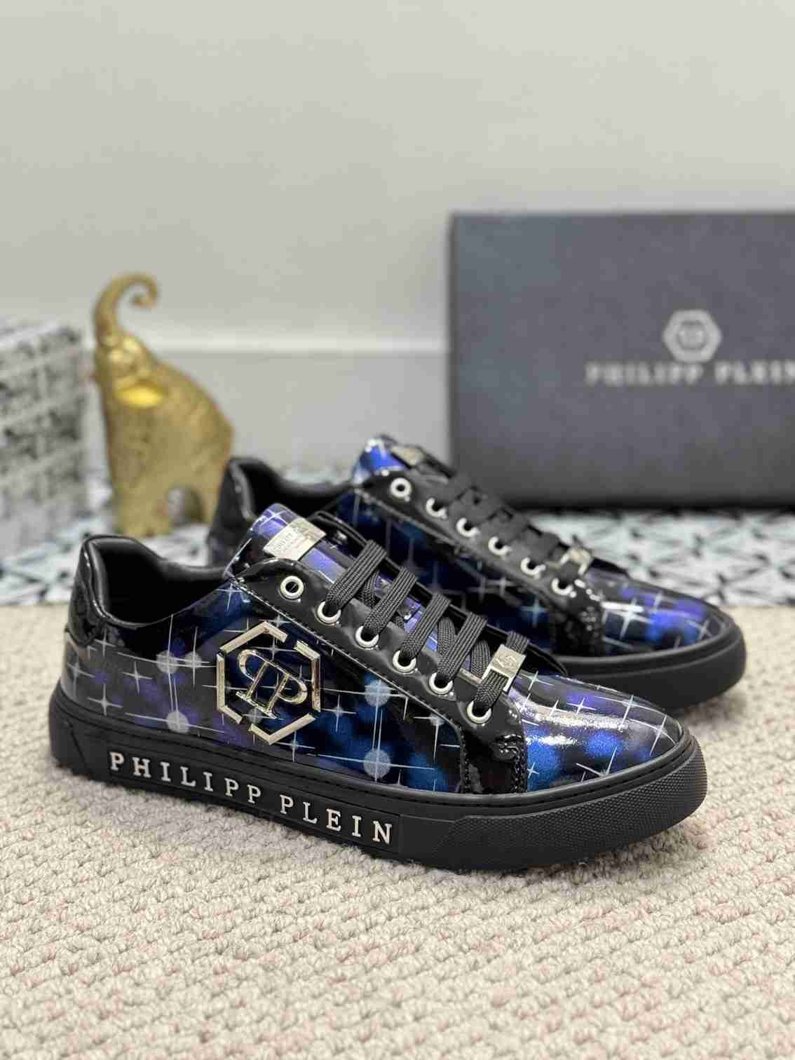 Philipp Plein Men's Soft lambskin Sneakers Colorway 1 1159220