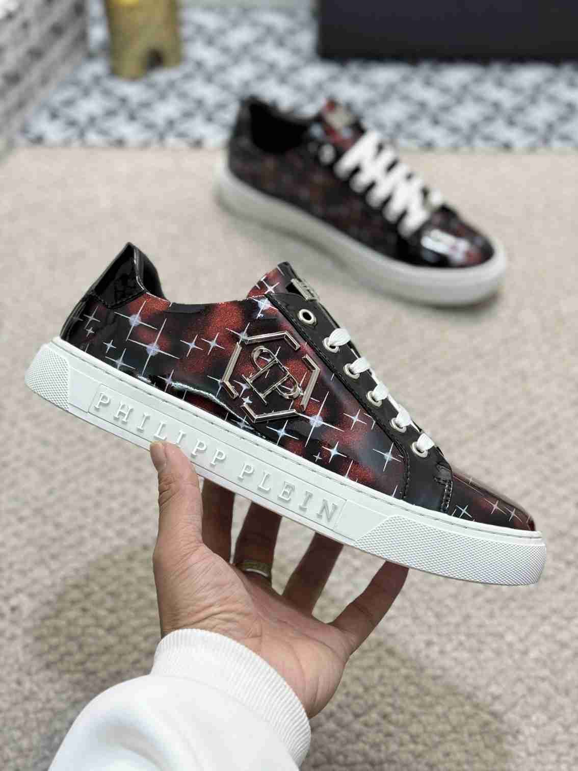 Philipp Plein Men’s Soft lambskin Sneakers 1159220