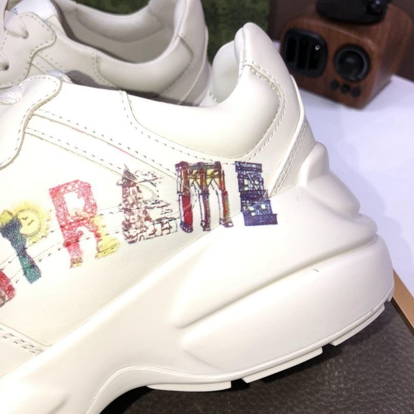 Gucci Leather Chunky Sneakers Colorway 35 1725300
