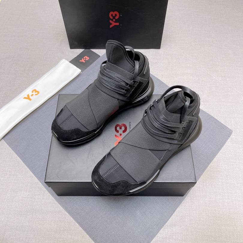 Y-3 Men’s Leather High-Top Sneakers Colorway 17 1628240-17