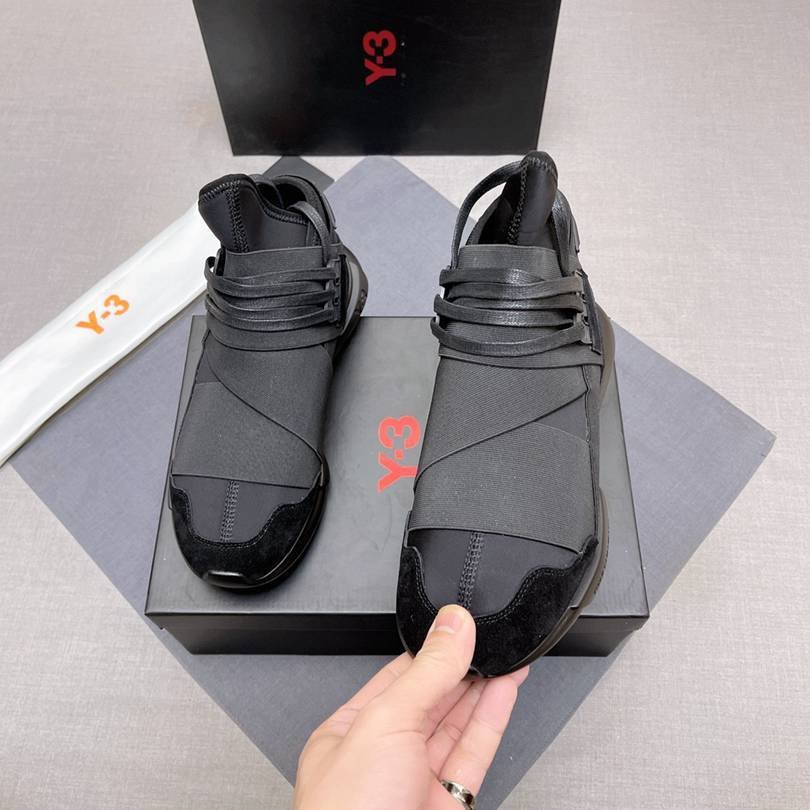 Y-3 Men’s Leather High-Top Sneakers Colorway 17 1628240-17