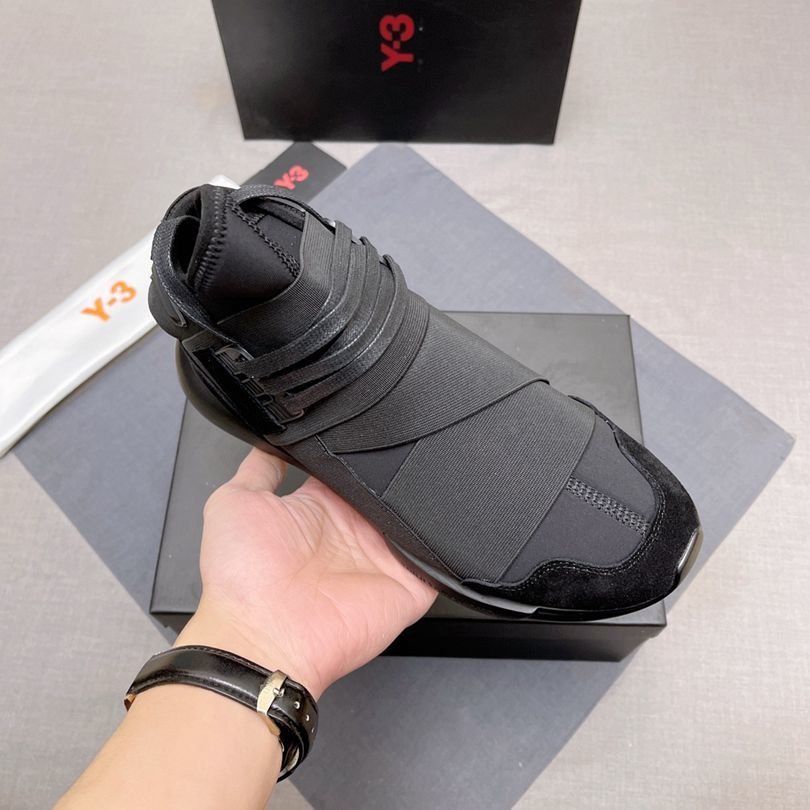 Y-3 Men’s Leather High-Top Sneakers Colorway 17 1628240-17