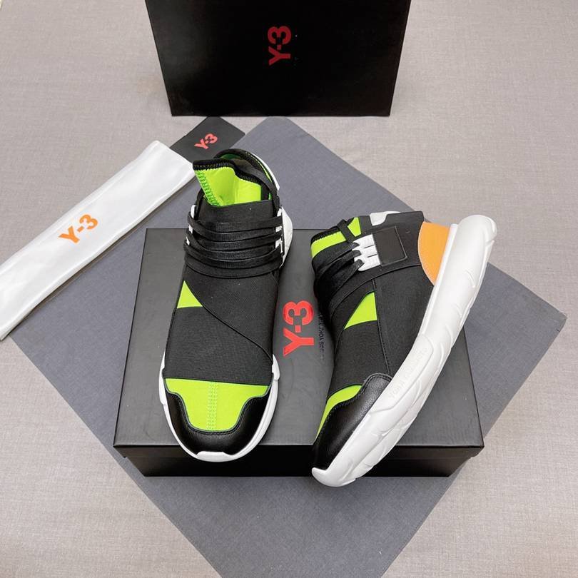 Y-3 Men’s Leather High-Top Sneakers Colorway 14 1628240-14